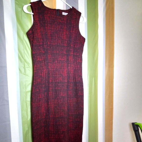 CALVIN  KLEIN Zero Sleeve Dress Size S,  Rayon and polyester material Spandex. - Picture 2 of 7